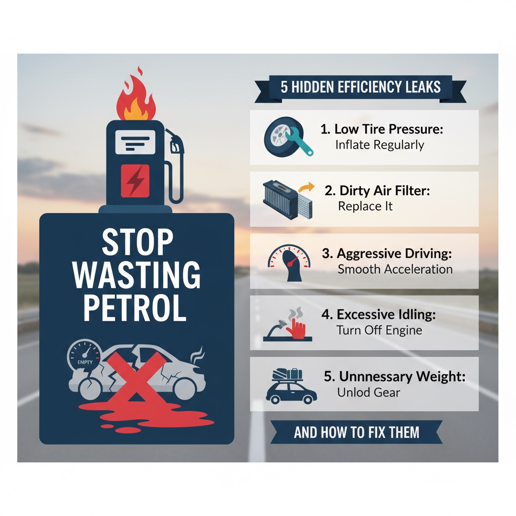 Stop Wasting Petrol: 5 Hidden Efficiency Leaks And How to Fix Them
