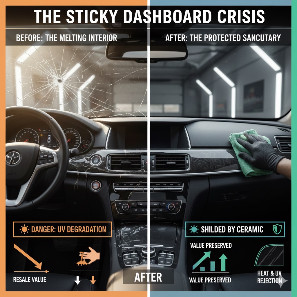The Sticky Dashboard Crisis: How the UAE Summer is Melting Your Car’s Interior (And How to Stop It)