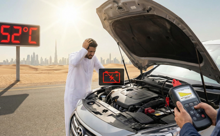  Why Car Batteries in the UAE Die Without Warning (And How to Predict It)