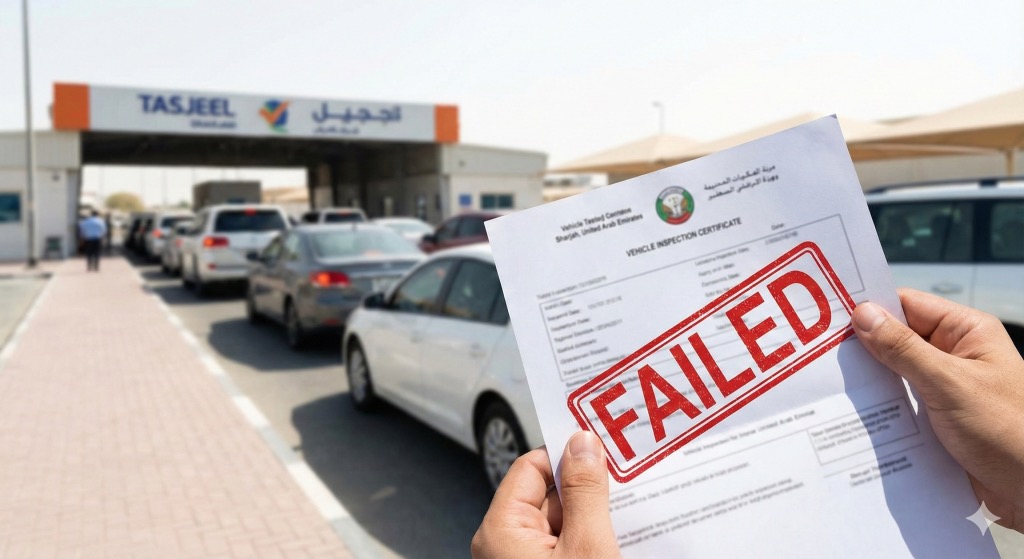Failed Your Tasjeel Test? 5 Common Reasons Cars Fail in Sharjah