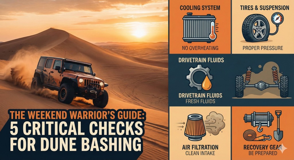 The Weekend Warrior’s Guide: 5 Critical Checks Before Taking Your 4×4 Into the Dunes