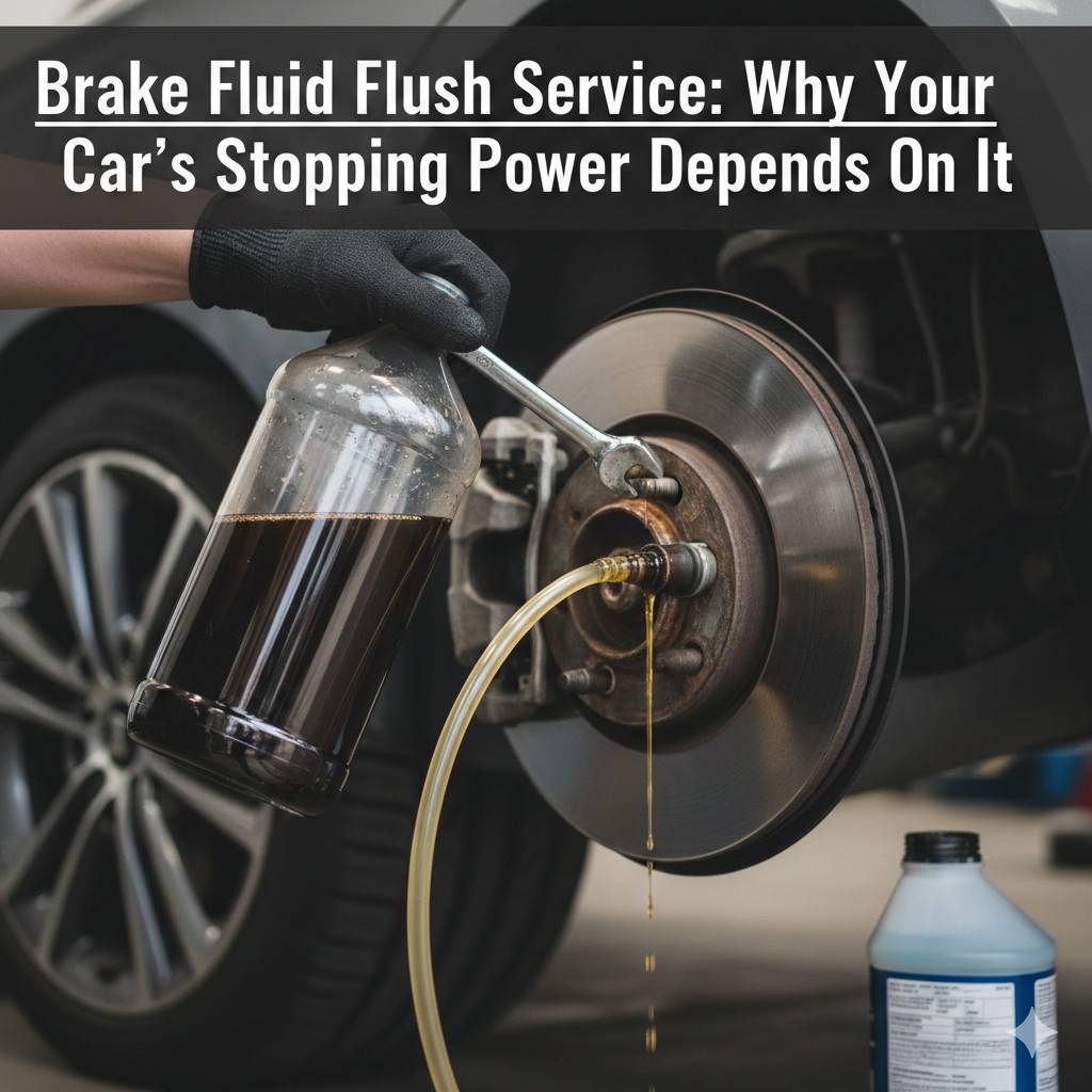 Brake Fluid Flush Service: Why Your Car’s Stopping Power Depends on It