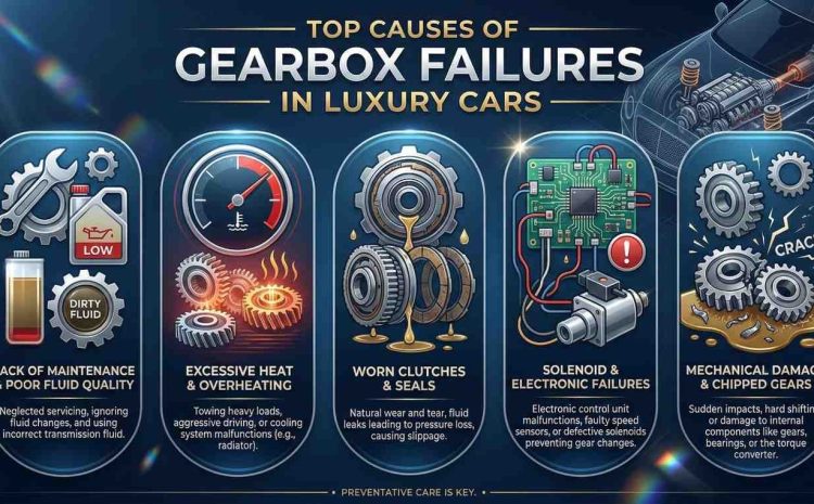  Top Causes of Gearbox Failures in Luxury Cars