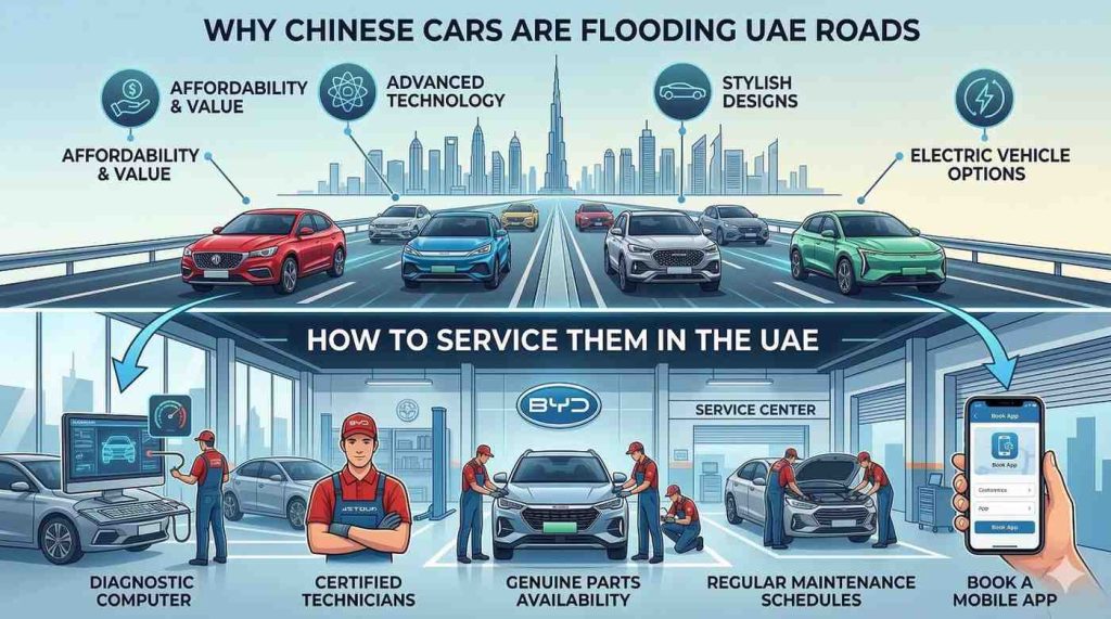 Why Chinese Cars Are Flooding UAE Roads and How to Service Them