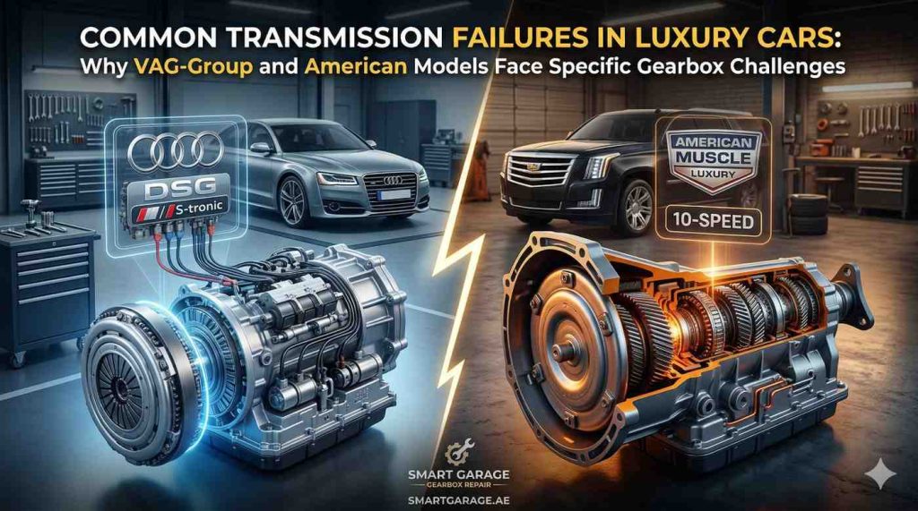 Common Transmission Failures in Luxury Cars: Why VAG-Group and American Models Face Specific Gearbox Challenges