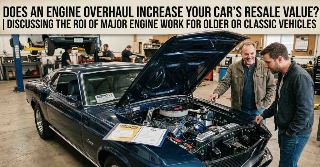 Does an Engine Overhaul Increase Your Car’s Resale Value? Discussing the ROI of major engine work for older or classic vehicles