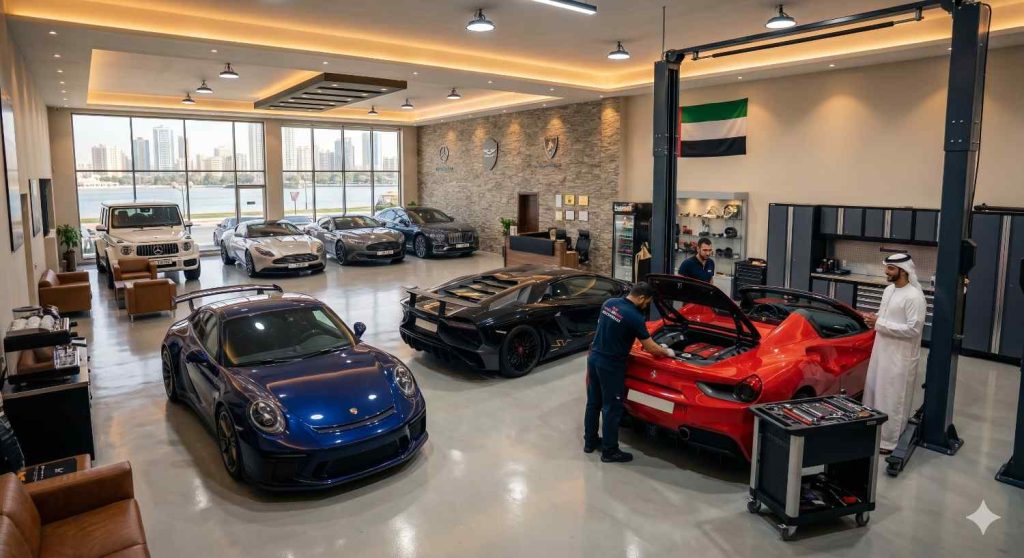 The Best Luxury Garage in Sharjah for Al Majaz & Al Khan Residents