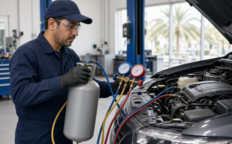  Car AC Gas Refill Dubai — Sharjah Workshop Same-Day Service