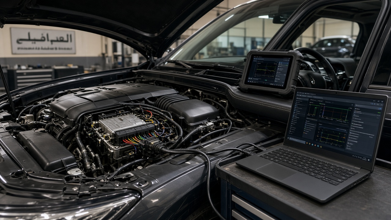 Car Electrical & Electronics Repair in Sharjah & Dubai | ECU Diagnostics, Wiring Repair & Electronic Fault Solutions