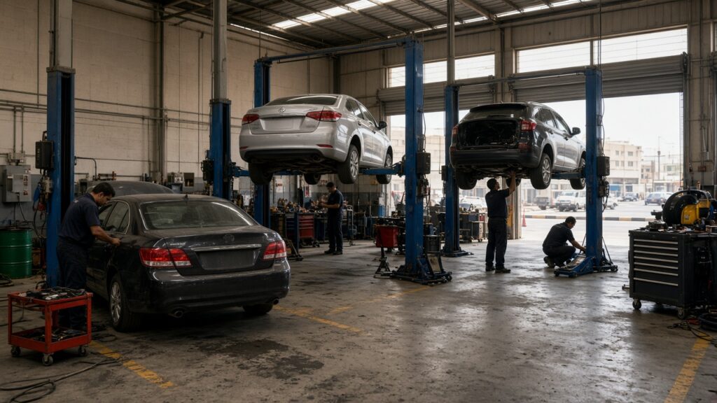 Why Modern Car Safety Systems Fail After Body Repairs in Sharjah